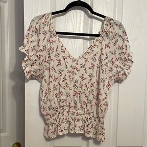 Floral Print Women's Top